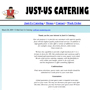 Just-Us Catering - A Curtis Smeltzer Graphic Design Job!